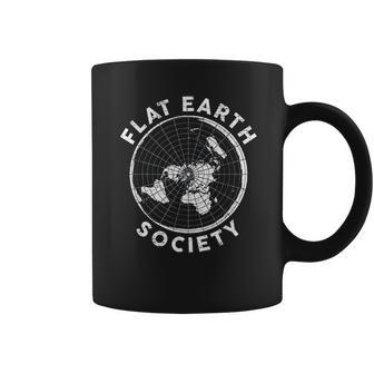 Flat Earth Society Conspiracy Theory Earther Gift Coffee Mug | Favorety CA