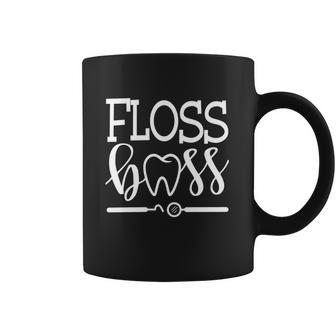 Floss Boss Dentist Dental Hygienist And Assistant Gift Cute Gift Coffee Mug | Favorety CA