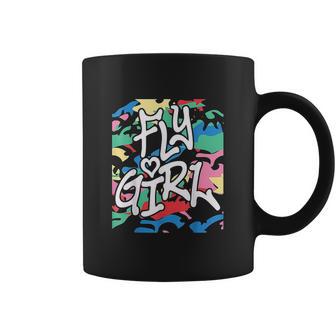 Fly Girl 80S 90S Old School Camo Bgirl Hip Hop Coffee Mug | Favorety