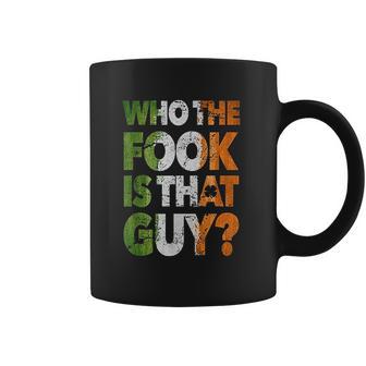 Who The Fook Is That Guy Funny For Boxing Match Coffee Mug | Favorety DE