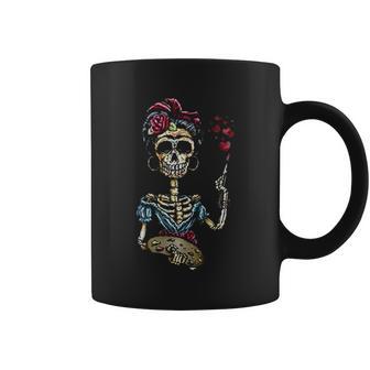 Frida Kahlo Funny Skeleton Coffee Mug | Favorety DE