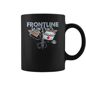 Frontline Warrior Nurse Proud Cna Healthcare Worker Gift Coffee Mug | Favorety AU