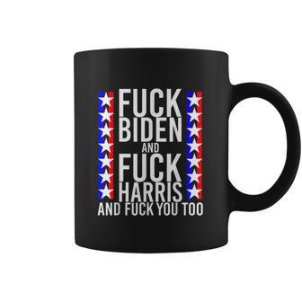 Fuck Kamala Harris And Fuck Joe Biden Offensive Coffee Mug | Favorety DE