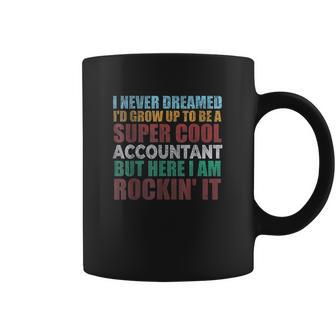 Funny Accountant Gift Accounting Major Bookkeeper Cpa Retro Coffee Mug | Favorety DE