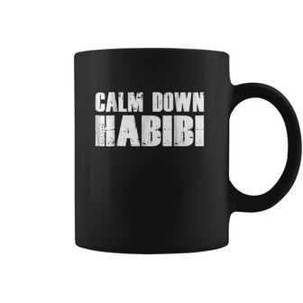 Funny Arabic Calm Down Habibi Coffee Mug | Favorety