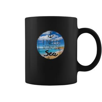 Funny Beach Ocean I Need Vitamin Sea By Zany Brainy Coffee Mug | Favorety UK