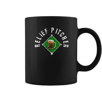 Funny Beer Baseball Gift Relief Pitcher Beer 30 Coffee Mug | Favorety