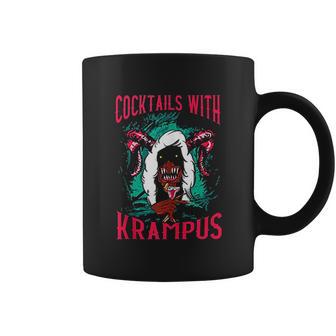 Funny Christmas Holiday Cocktails With Krampus Coffee Mug | Favorety