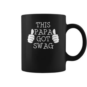 Funny Fathers Day 2018 This Papa Got Swag Coffee Mug | Favorety UK