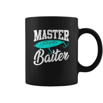 Funny Fishermen Gifts Adult Humor Fishing Tees Master Baiter Coffee Mug | Favorety