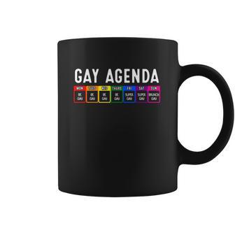 Funny Gay Gift For Women Men Lgbt Pride Feminist Agenda Homo Cute Gift Coffee Mug | Favorety DE