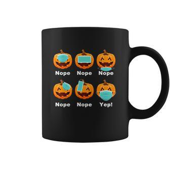 Funny Halloween Halloween Pandemic Pumpkin Mask Funny Cute Coffee Mug | Favorety DE