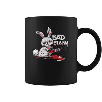 Funny Horror Rabbit Halloween Gift Evil Bad Bunny Coffee Mug | Favorety UK