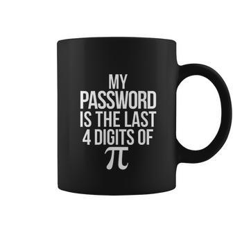 Funny Math Pun Joke My Password Is The Last 4 Digits Of Pi Coffee Mug | Favorety CA