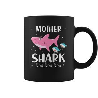 Funny Mother Pink Shark Doo Doo Doo Coffee Mug | Favorety