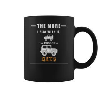 Funny Off Road 4X4 Mudding Jeep Square Sticker Coffee Mug | Favorety AU