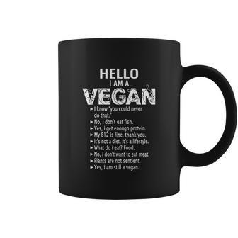 Funny Pro Vegan Activism Gym Athlete Gift Christmas Coffee Mug | Favorety