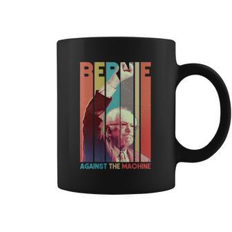 Funny Retro Bernie Sanders Against The Machine Coffee Mug | Favorety DE