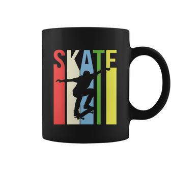 Funny Retro Skate Logo Coffee Mug | Favorety