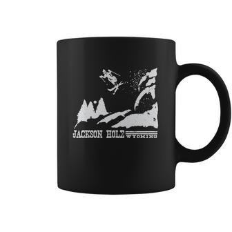 Funny Retro Ski T Jackson Hole Wyoming Skiing T Vintage Ski Resort T Coffee Mug | Favorety