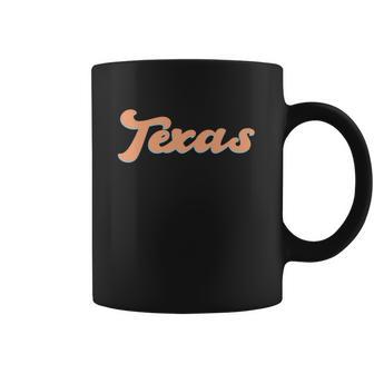 Funny Retro Texas Logo Coffee Mug | Favorety