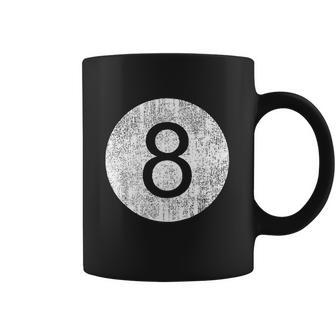 Funny Retro Vintage 8 Ball Logo Coffee Mug | Favorety