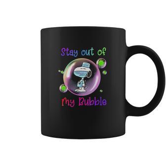 Funny Stay Out Of My Bubble Shirts Snoopy Lovers Tshirt Quarantined Social Distancing Stay At Home Tshirt Coffee Mug | Favorety DE