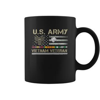 Funny Us Army Vietnam Veteran Usa Flag A Great Gift For Veteran Vietnam Army Coffee Mug | Favorety UK