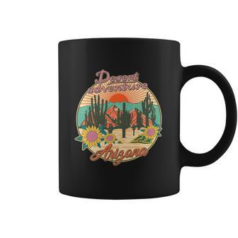 Funny Vintage Retro Travel Arizona Desert Adventure Emblem Coffee Mug | Favorety DE