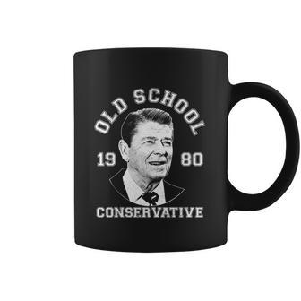 Funny Vintage Ronald Reagan Old School Conservative Coffee Mug | Favorety DE