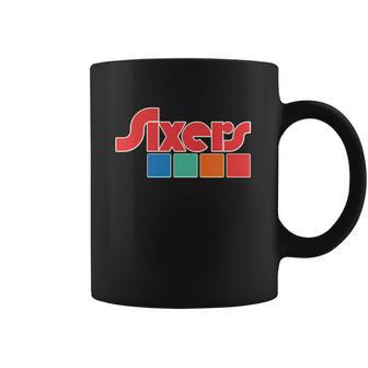 Funny Vintage Style Sixers Sports Logo Coffee Mug | Favorety UK