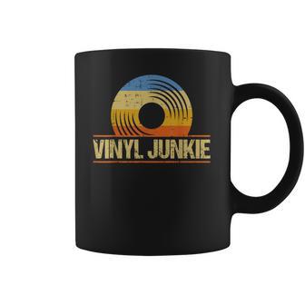 Funny Vinyl Junkie Record Collector Player Dj Coffee Mug | Favorety