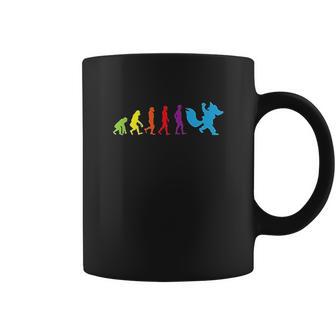 Furry Human Evolution Tshirt Furries Tail Ears Cosplay Coffee Mug | Favorety UK