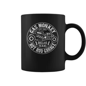 Gas Monkey Hot Rod Garage Vintage Car Outline Coffee Mug | Favorety