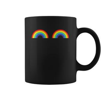 Gay Les Pride Rainbow Boobs Shirt Lgbt Gay Pride Gift Graphic Design Printed Casual Daily Basic Coffee Mug | Favorety DE