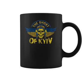 The Ghost Of Kyiv Support Ukraine Free Ukrainian Men Women T-Shirt Graphic Print Casual Unisex Tee Coffee Mug | Favorety AU