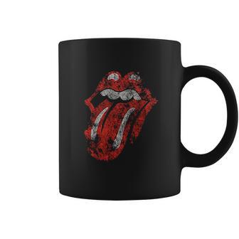 Girls Rolling Stones Distressed Tongue Coffee Mug | Favorety CA