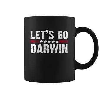 Lets Go Darwin Vintage Logo Coffee Mug | Favorety AU