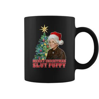 Golden Girls Sophia Petrillo Merry Christmas Slut Puppy Xmas Shirt Coffee Mug | Favorety CA