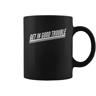 Get In Good Trouble Rep John Lewis Quote Coffee Mug | Favorety CA