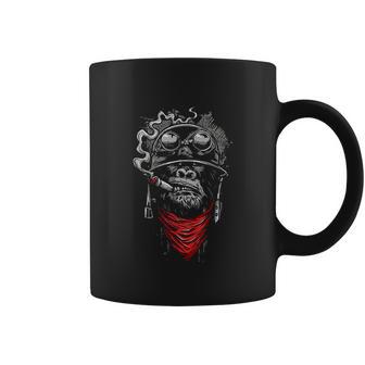 Gorilla Smoking A Cigar Cool Powerful Animal Coffee Mug | Favorety