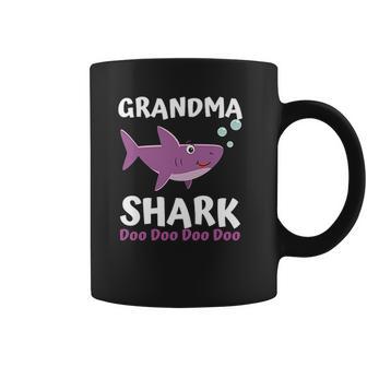 Grandma Shark Doo Doo Matching Family Shark Coffee Mug | Favorety CA