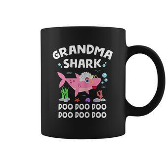 Grandma Shark Funny Mothers Day And Shark Lover Gift Coffee Mug | Favorety UK