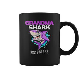 Grandma Shark Mothers Day Gift From Husband Son Coffee Mug | Favorety CA