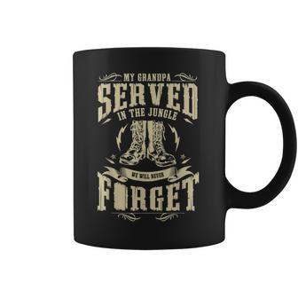 My Grandpa Served In The Jungle Vietnam Veteran Coffee Mug | Favorety AU