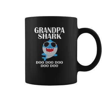 Grandpa Shark Doo Doo Fathers Day Grandpa Christmas Coffee Mug | Favorety CA