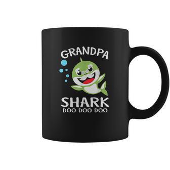 Grandpa Shark Funny Fathers Day Coffee Mug | Favorety CA