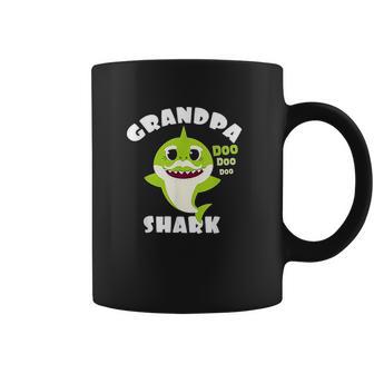 Grandpa Shark Gift Cute Shark Baby Matching Family Coffee Mug | Favorety