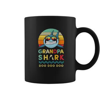 Grandpa Shark Gift For Grandfather Coffee Mug | Favorety UK