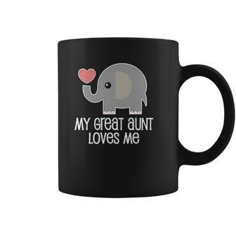 Great Aunt Loves Me Elephant Infant Creeper Coffee Mug | Favorety